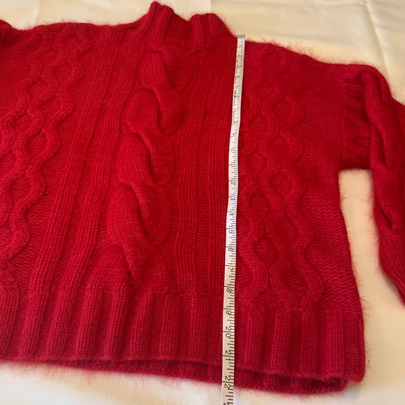 Express Tricot XS/S Red Sweater angora and lambswool - Picture 4 of 11